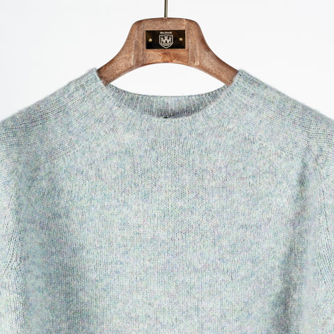 Harley of Scotland Seaglass Shaggy Crew Neck Sweater 7
