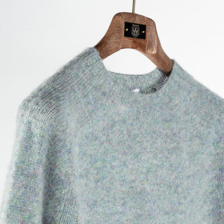 Harley of Scotland Seaglass Shaggy Crew Neck Sweater 3