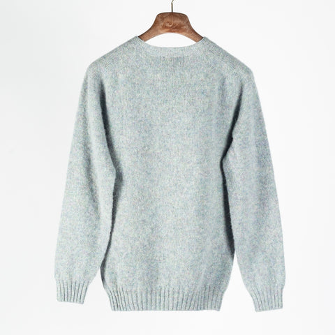 Harley of Scotland Seaglass Shaggy Crew Neck Sweater 5