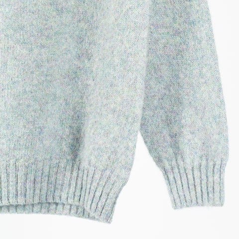 Harley of Scotland Seaglass Shaggy Crew Neck Sweater 4