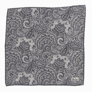 Stenstroms Pattern 381 Patterned Wool Pocket Square 1