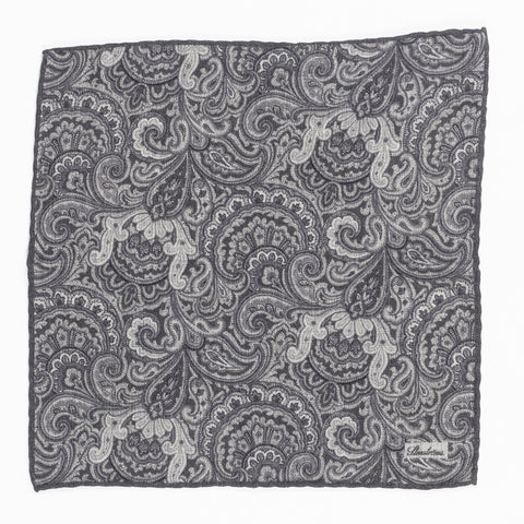 Stenstroms Pattern 381 Patterned Wool Pocket Square 1