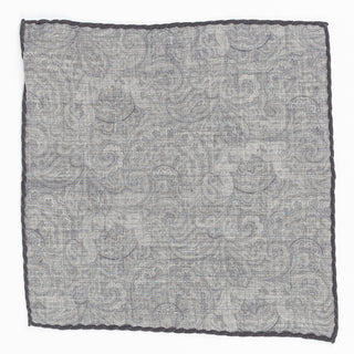Stenstroms Pattern 381 Patterned Wool Pocket Square 2