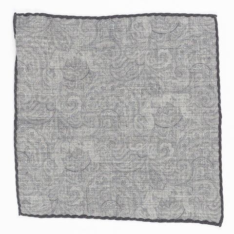 Stenstroms Pattern 381 Patterned Wool Pocket Square 2