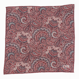 Stenstroms Pattern 781 Patterned Wool Pocket Square 1