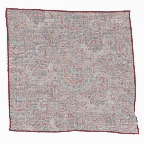 Stenstroms Pattern 781 Patterned Wool Pocket Square 2