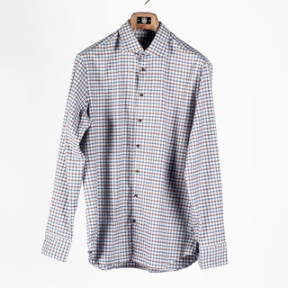 Stenstroms Red & Blue Checked Flannel Shirt 1