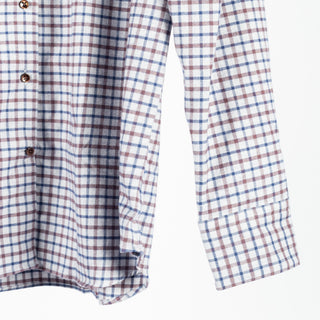 Stenstroms Red & Blue Checked Flannel Shirt 4