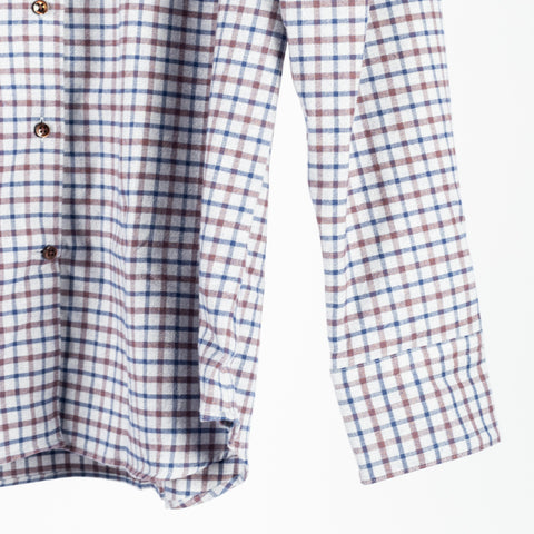 Stenstroms Red & Blue Checked Flannel Shirt 4
