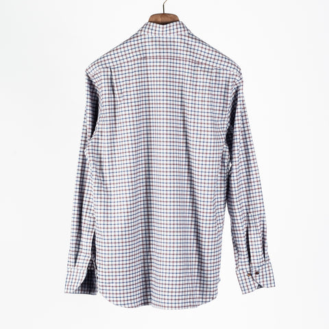 Stenstroms Red & Blue Checked Flannel Shirt 5