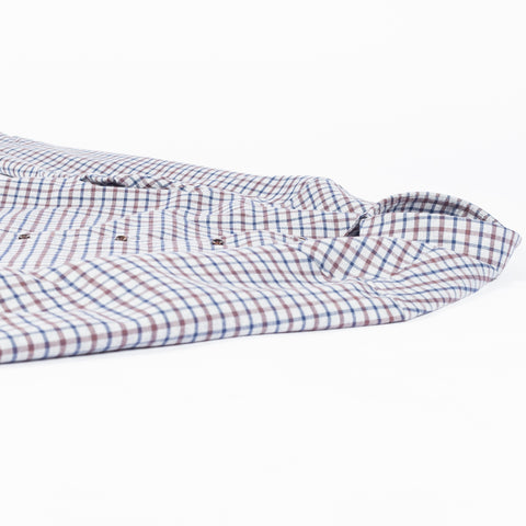 Stenstroms Red & Blue Checked Flannel Shirt 8