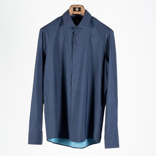 Stenstroms Navy Jersey Stretch Shirt 1