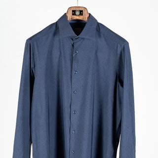 Stenstroms Navy Jersey Stretch Shirt 7