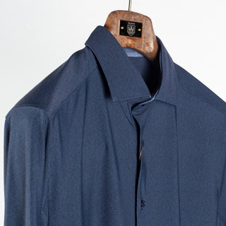 Stenstroms Navy Jersey Stretch Shirt 3