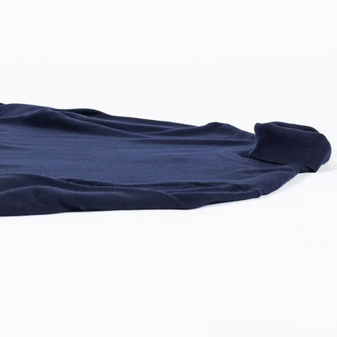 Patrick Assaraf Midnight LS Extrafine Merino Turtleneck 8