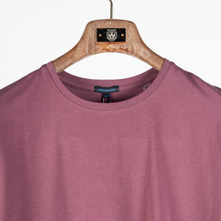 Patrick Assaraf Plum Wine SS Iconic Pima Stretch Crew Tee 6