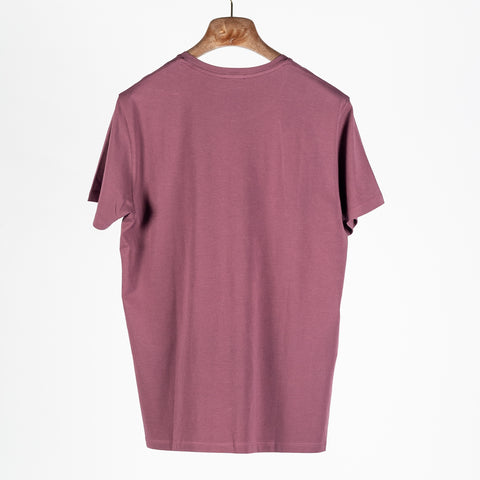 Patrick Assaraf Plum Wine SS Iconic Pima Stretch Crew Tee 4