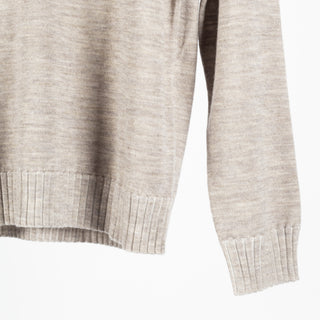 Patrick Assaraf Caffe Plaited Merino Wool Crewneck Sweater 4