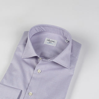 Stenstrom Purple Printed Twill Dress Shirt 2