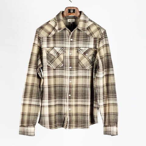 AG Green Checked Huston Western Shirt 1