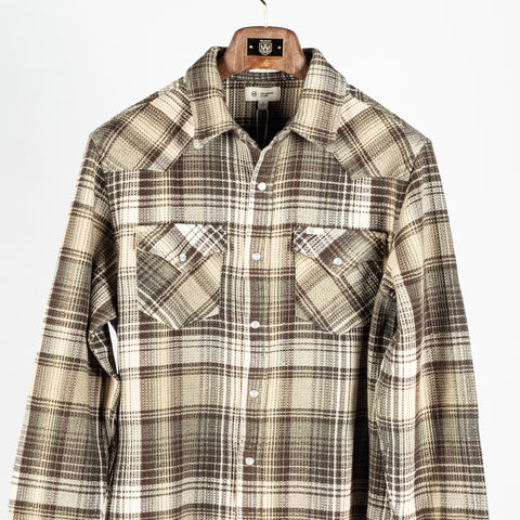 AG Green Checked Huston Western Shirt 6