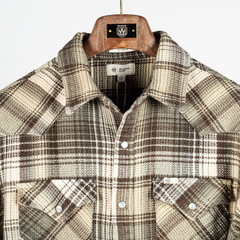 AG Green Checked Huston Western Shirt 7