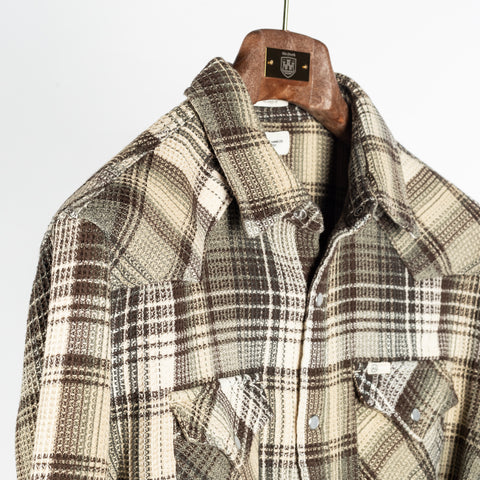 AG Green Checked Huston Western Shirt 3