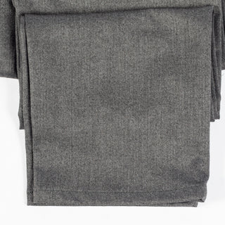 Alberto Charcoal Brushed Herringbone 1647 Stone Trousers 2