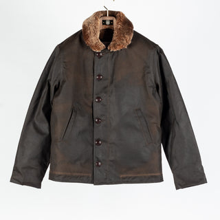 Dehen 1920 Fossil Brown N-1 Deck Jacket 1