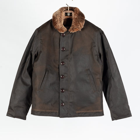 Dehen 1920 Fossil Brown N-1 Deck Jacket 1