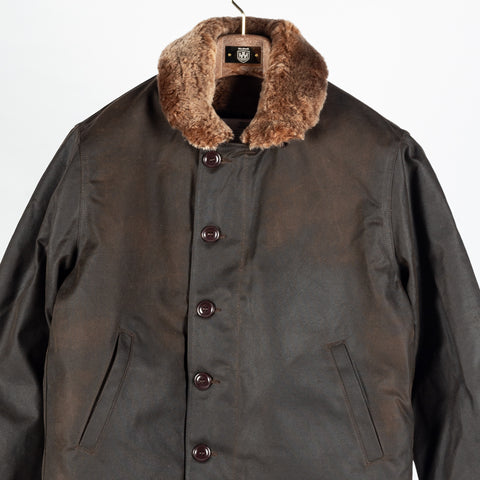 Dehen 1920 Fossil Brown N-1 Deck Jacket 6