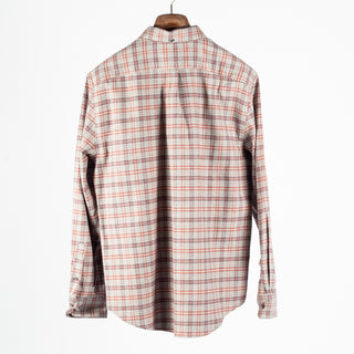 Portuguese Flannel Grey / Bordeaux Cedar Button Up Shirt 5