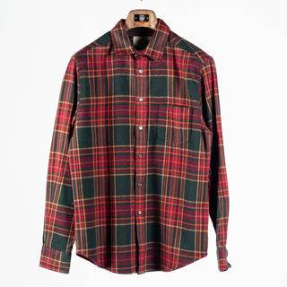 Portuguese Flannel Red & Green Bravio Flannel Shirt 1