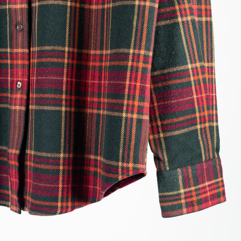 Portuguese Flannel Red & Green Bravio Flannel Shirt 4