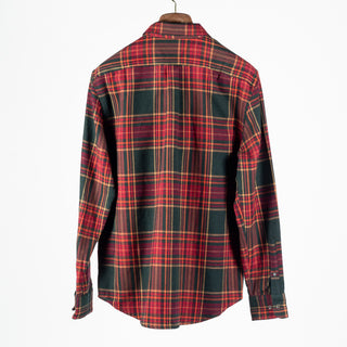Portuguese Flannel Red & Green Bravio Flannel Shirt 5