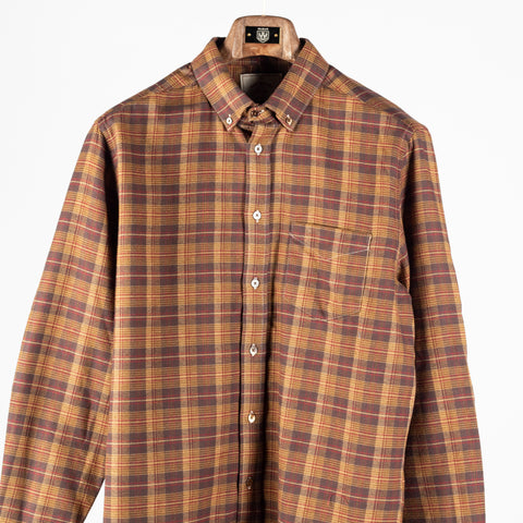 Portuguese Flannel Light Brown Trigo Flannel Shirt 6