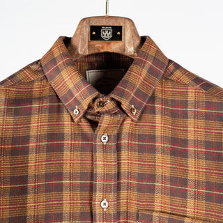 Portuguese Flannel Light Brown Trigo Flannel Shirt 7