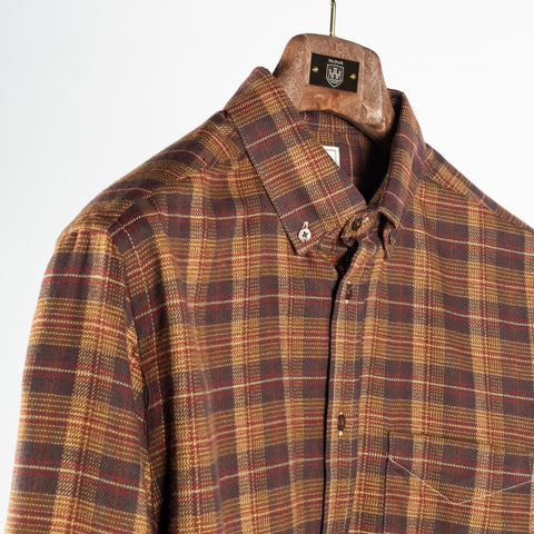 Portuguese Flannel Light Brown Trigo Flannel Shirt 3