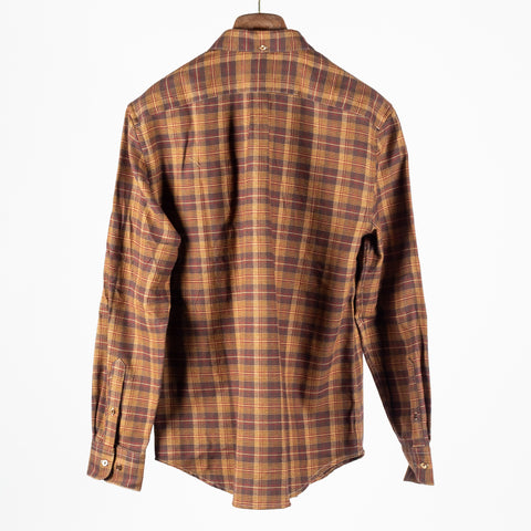 Portuguese Flannel Light Brown Trigo Flannel Shirt 5