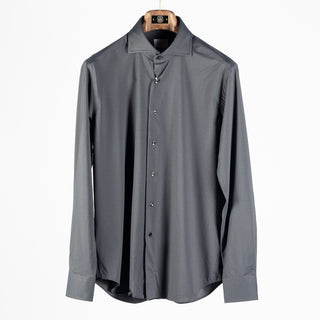 Xacus Grey 11460 Active Stretch Dress Shirt 1