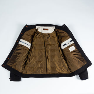 Waterville Black & Navy Button Up Jacket 5