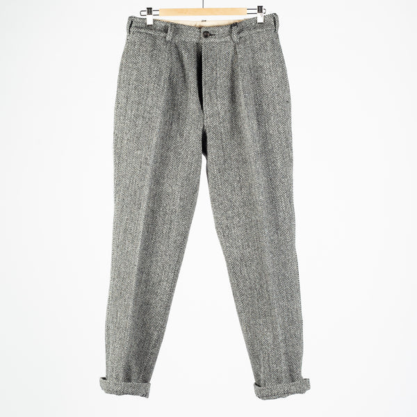 Harris Tweed One Pleat Games Trousers