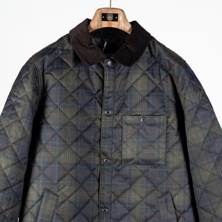 Barbour Shadow Tartan Quilt Overshirt 6