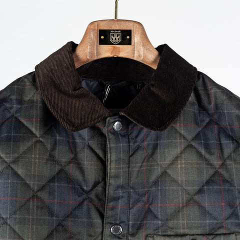 Barbour Shadow Tartan Quilt Overshirt 7