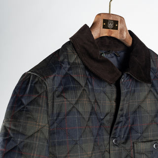 Barbour Shadow Tartan Quilt Overshirt 3