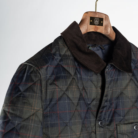 Barbour Shadow Tartan Quilt Overshirt 3