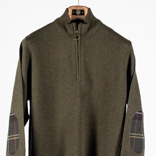 Barbour Olive Holden Half Zip 6