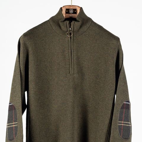 Barbour Olive Holden Half Zip 6