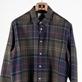 Barbour Tan Shadow Check Bourne Shadow Shirt 7