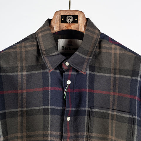Barbour Tan Shadow Check Bourne Shadow Shirt 6